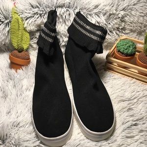 American Eagle Sweater Bootie Black Shoes W 11